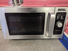Buffalo FB861 25L 1000W Manual Commercial Microwave Oven - Stainless Steel