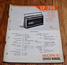 Sony CF 200 Cassette Corder