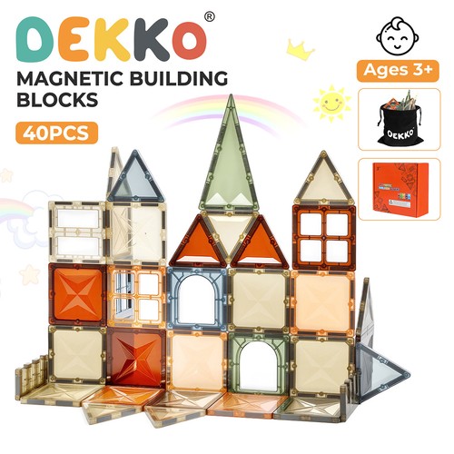 Dekko magnetic building blocks - building,