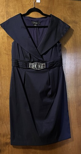 Richards dress navy size - r&m,