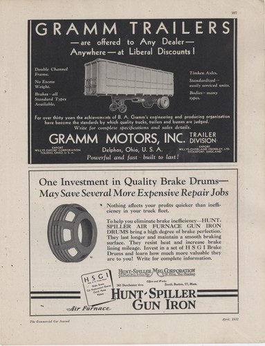 1932 gramm motors ad - 1932, co.