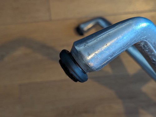 Felt glides slides to - x, /