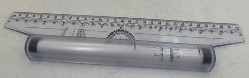 Tech rolling ruler inch - hi-tech, 12
