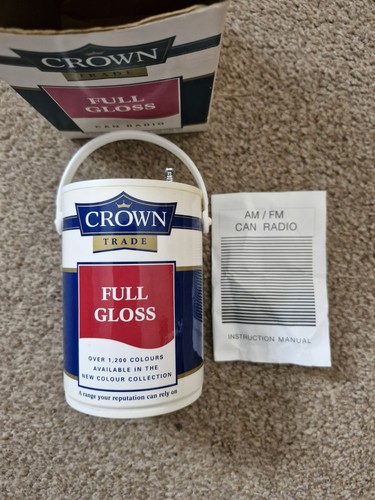 Crown paint can radio - crown,
