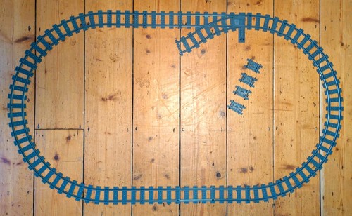 Lego train track complete - lego,
