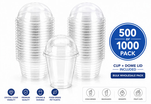 Clear recyclable smoothie - smoothie, cups