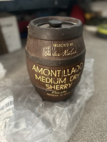 Vintage ceramic sherry - sherry, barrel