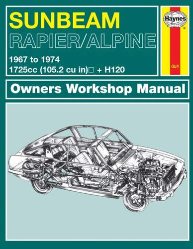 Sunbeam rapier alpine 1967 - rapier/alpine,