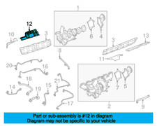 Mercedes-Benz M275 V12 engine series Rear Right Turbocharger Mount Heat Shield