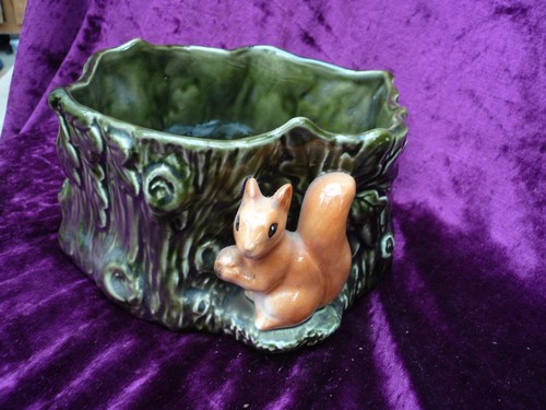 Sylvac squirrel planter - sylvac,