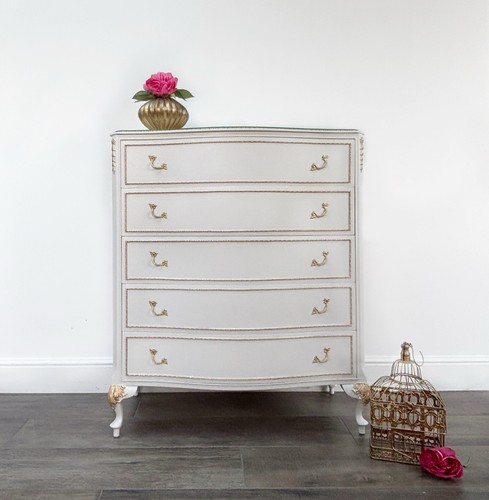 Louis vintage cream chest - cream, of