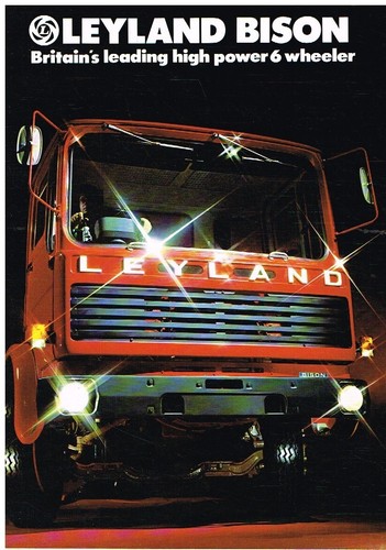 Leyland bison wheel rigid - bison, 6-wheel