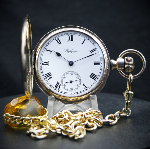 Antique waltham 17j gold - ,