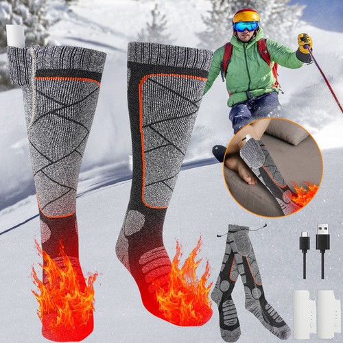 Electric heated socks winter - heated,