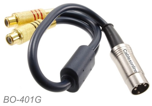 1ft pin din plug 2 - 5-pin,