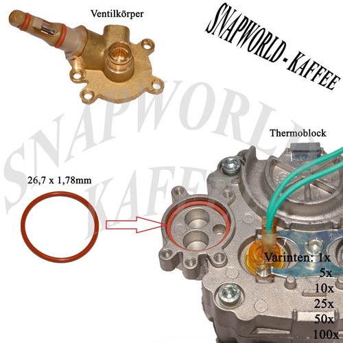Valve body gasket thermoblock - valve,