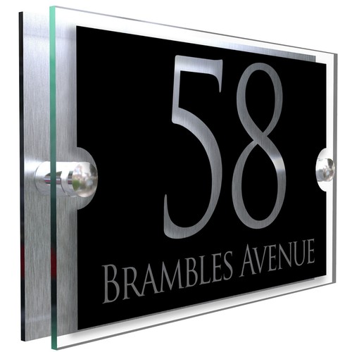 House number plaques - number, door