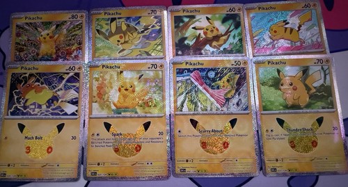 30th celebration pikachus - celebration,