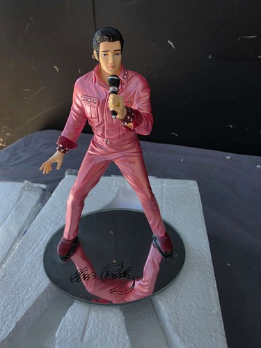 Elvis presley figurine pink - presley,
