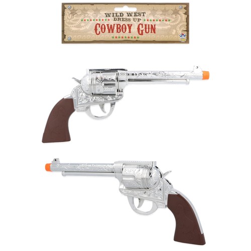 One silver cowboy pistol - silver,
