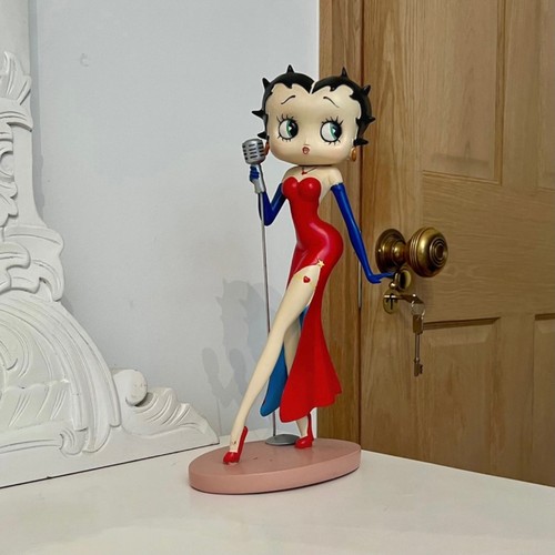 Betty boop singer figurine - betty,