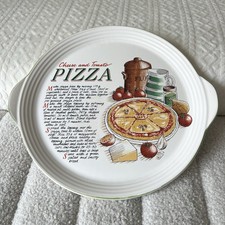 Vintage Rayware Stoneware Ovenware Pizza Recipe Platter Serving Dish Wall Art