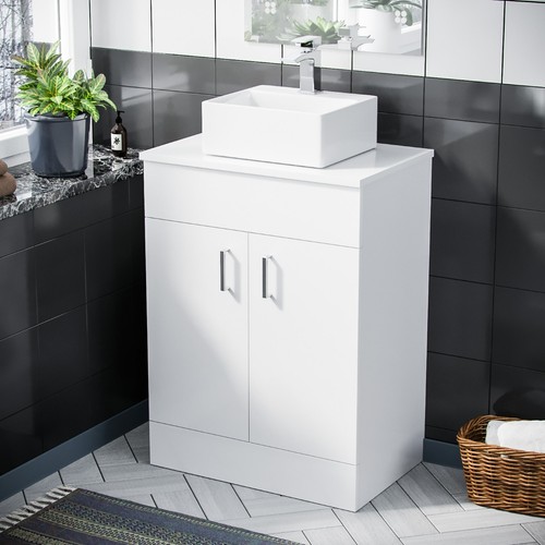 Onken 500mm white vanity - 500mm,