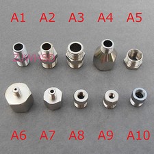 10pcs Adaptor Adapter Fitting Connector Kit Set for Compressor Airbrush Hose