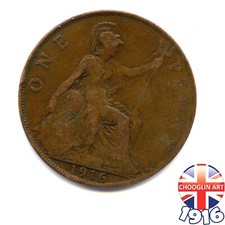 A BRITISH 1916 GEORGE V PENNY