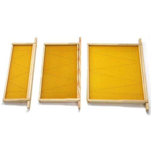 National beehive wired wax - national,
