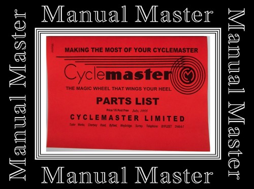 Cyclemaster 25c 32c c - cyclemaster, 32c.c
