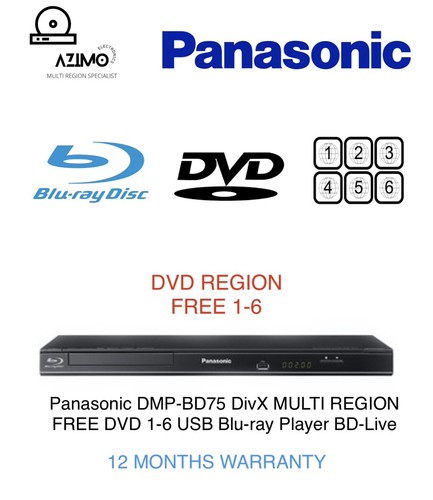 Panasonic dmp bd75 multi - dmp-bd75,