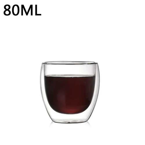 Double wall glass cup heat - double,