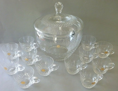 Crystal punch bowl - crystal,