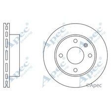 2x Brake Discs Vented For Ford