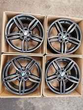 Genuine BMW 351M 19" Staggered Alloy Wheels Finished in Bmw Orbit Grey F10 F11 