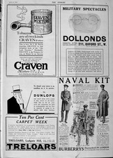 Original Old Antique Print