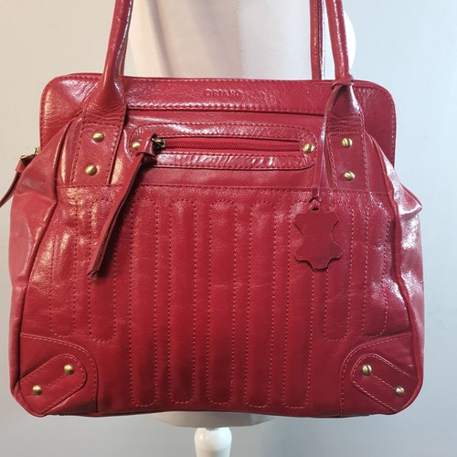 Oriano pink leather - pink, shoulder