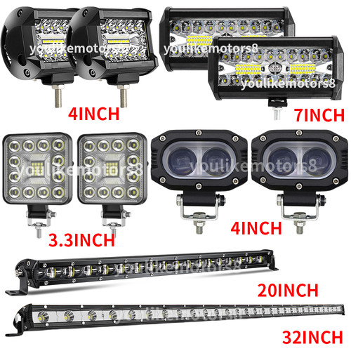 12v led work light bar - work, flood