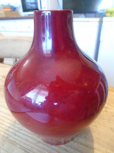 Royal doulton flambe vase - doulton,