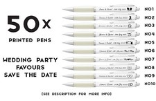 50 x Personalised printed