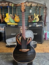 Ovation Elite 6778 Black 1997 Electro-Acoustic Guitar