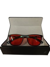 BLOOMOAK Red Lens Glasses for