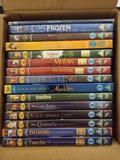 15 Childrens Disney Animated DVD Bundle, inc. Frozen, Tangled, Lion King, Mulan