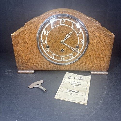 Enfield westminster oak clock - oak,