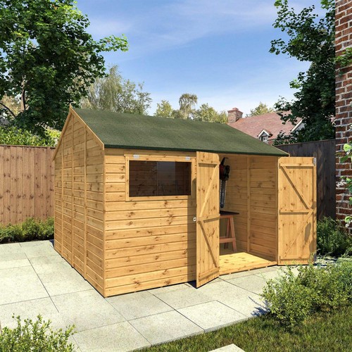 10x10 wooden garden shed - 10x10,