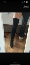 River island Thigh High Black