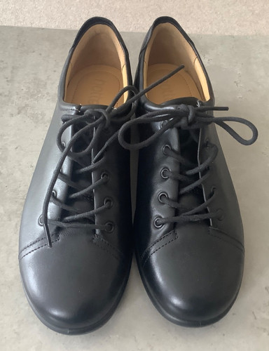 Hotter shoes black leather - shoes, 6