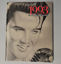 Vintage 1993 USPS Commemorative Stamp Book Collection Hardcover Elvis Presley