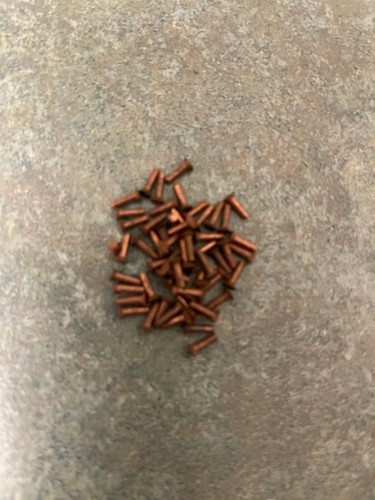 Copper csk rivets x - copper,